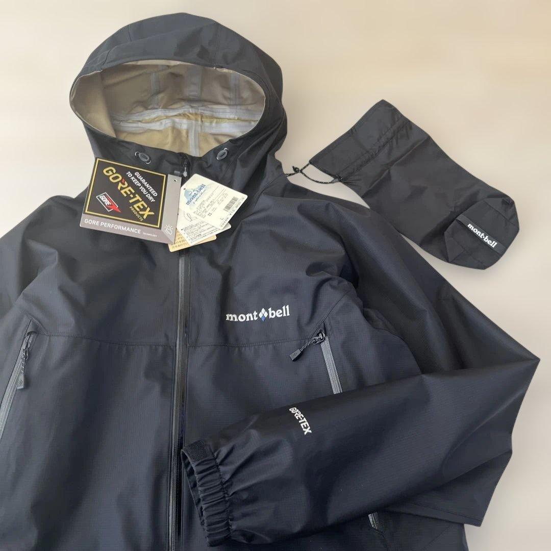 【新品】モンベル レインダンサージャケット ブラック　L 1128618袋付き