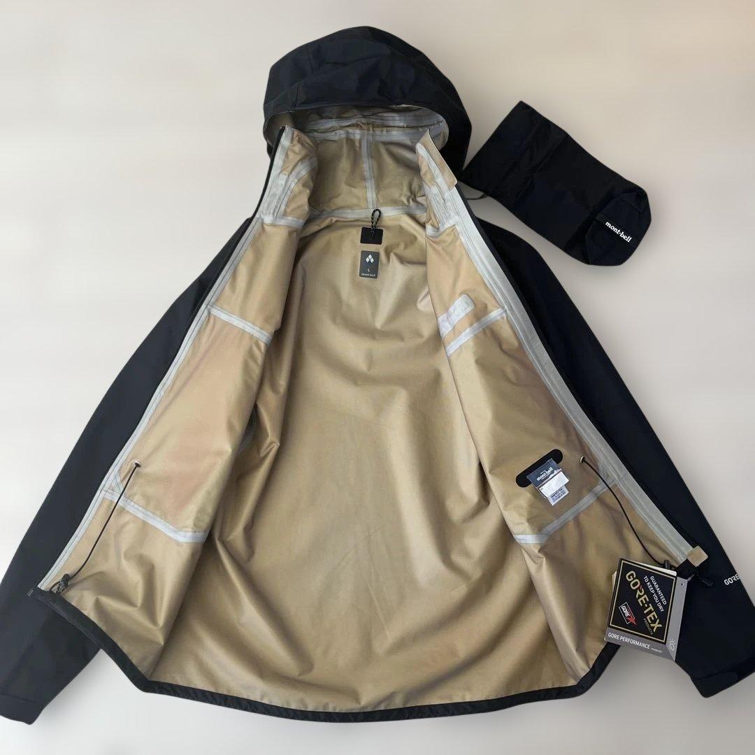 【新品】モンベル レインダンサージャケット ブラック　L 1128618袋付き