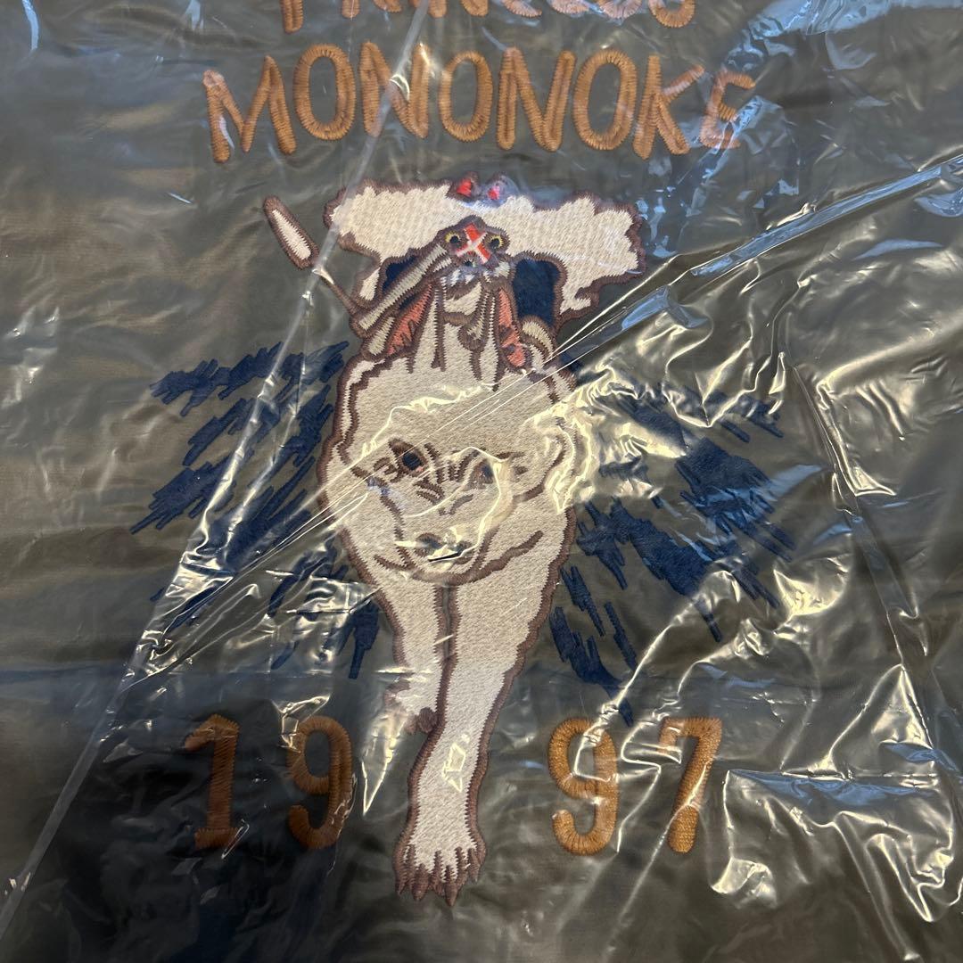 新品タグ付　ジブリ　もののけ姫　荒ぶる森の神　コーチジャケット　GBL Mサイズ