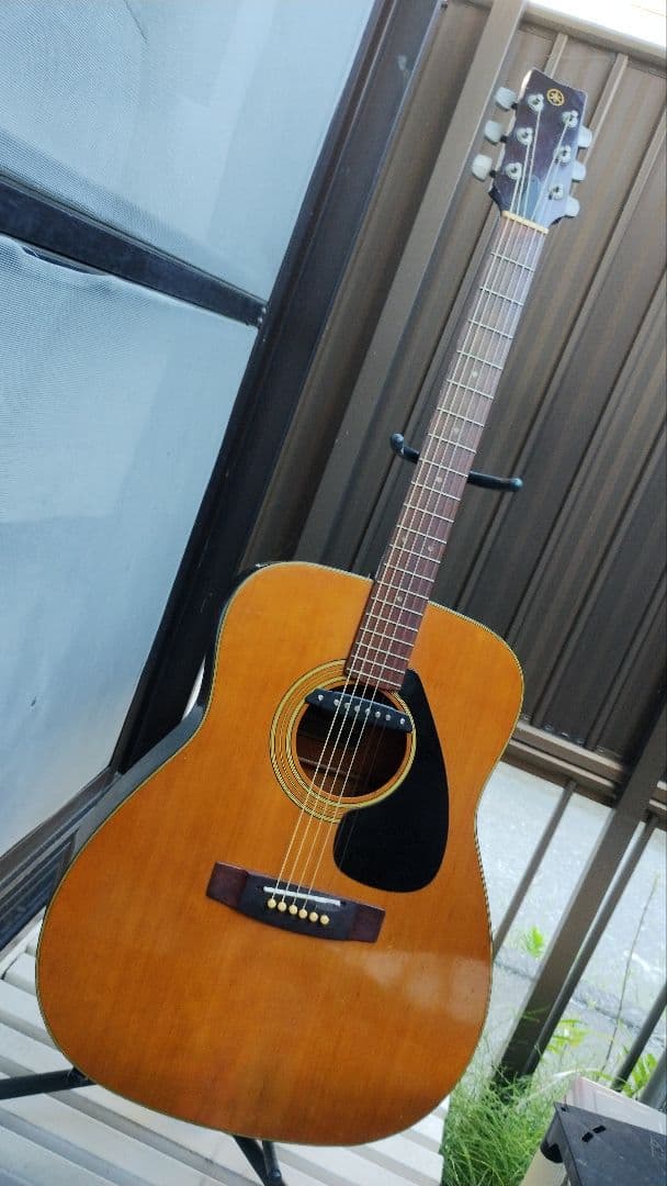 名器 YAMAHA FG-180J ブラックラベル Wピックアップ エレアコ