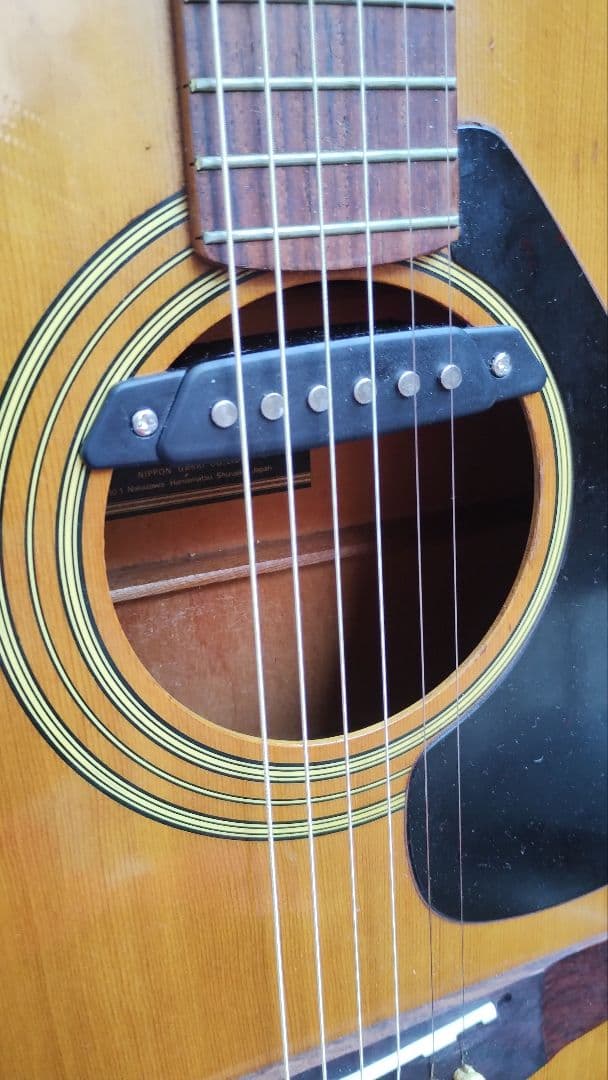 名器 YAMAHA FG-180J ブラックラベル Wピックアップ エレアコ