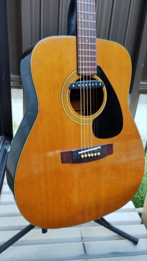 名器 YAMAHA FG-180J ブラックラベル Wピックアップ エレアコ