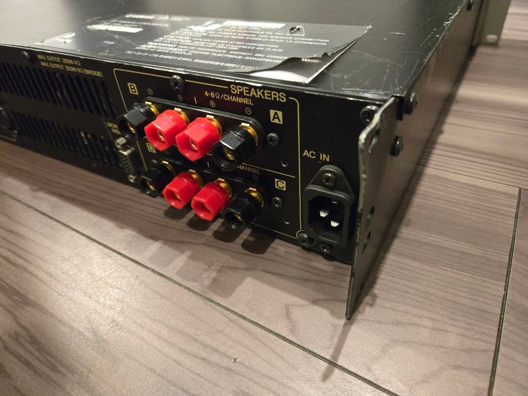 【YAMAHA】ヤマハ業務用パワーアンプXM4180