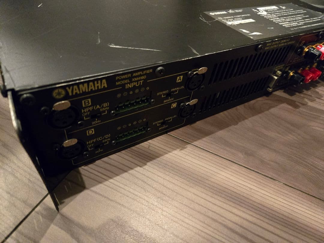 【YAMAHA】ヤマハ業務用パワーアンプXM4180