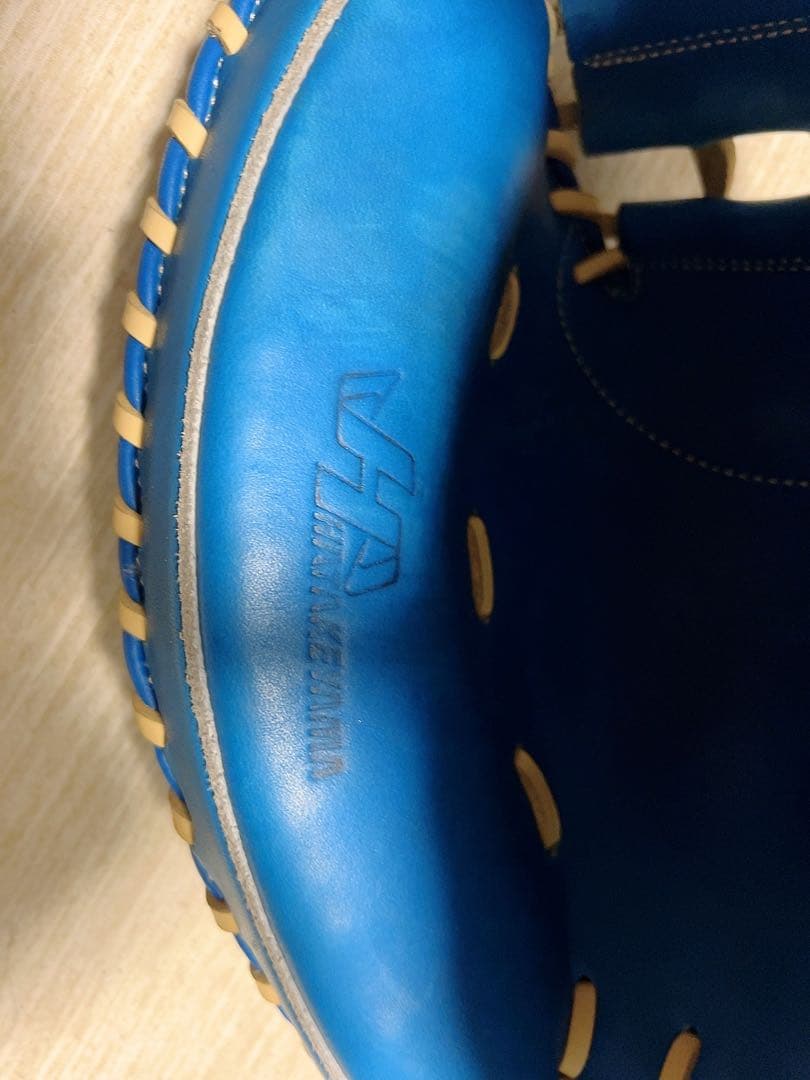 ハタケヤマ　軟式捕手グラブ　1回使用⭐️超美品　定価¥33.000-