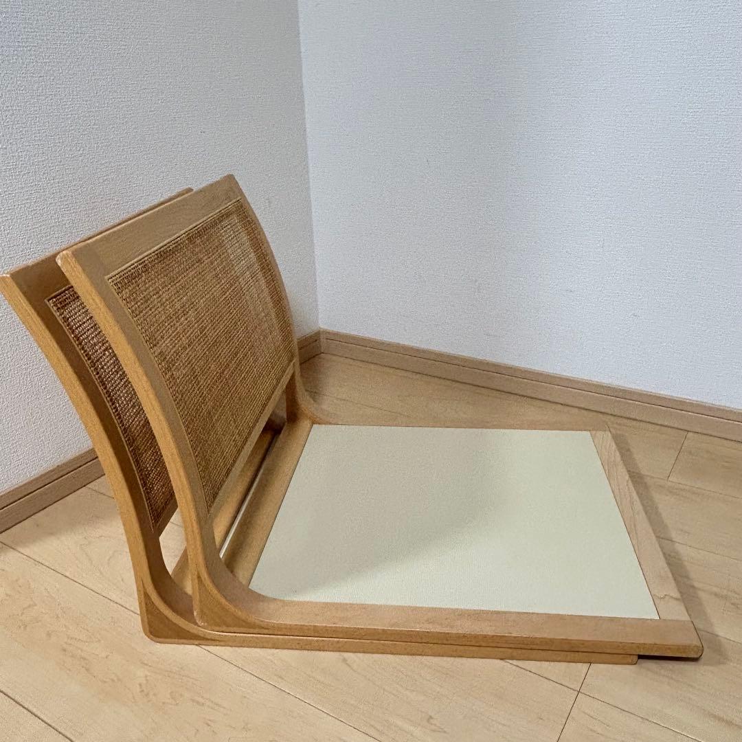 天童木工 TENDO 座椅子 ラタン 4脚