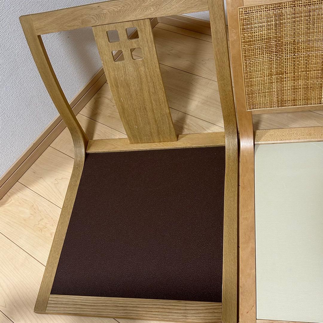 天童木工 TENDO 座椅子 ラタン 4脚