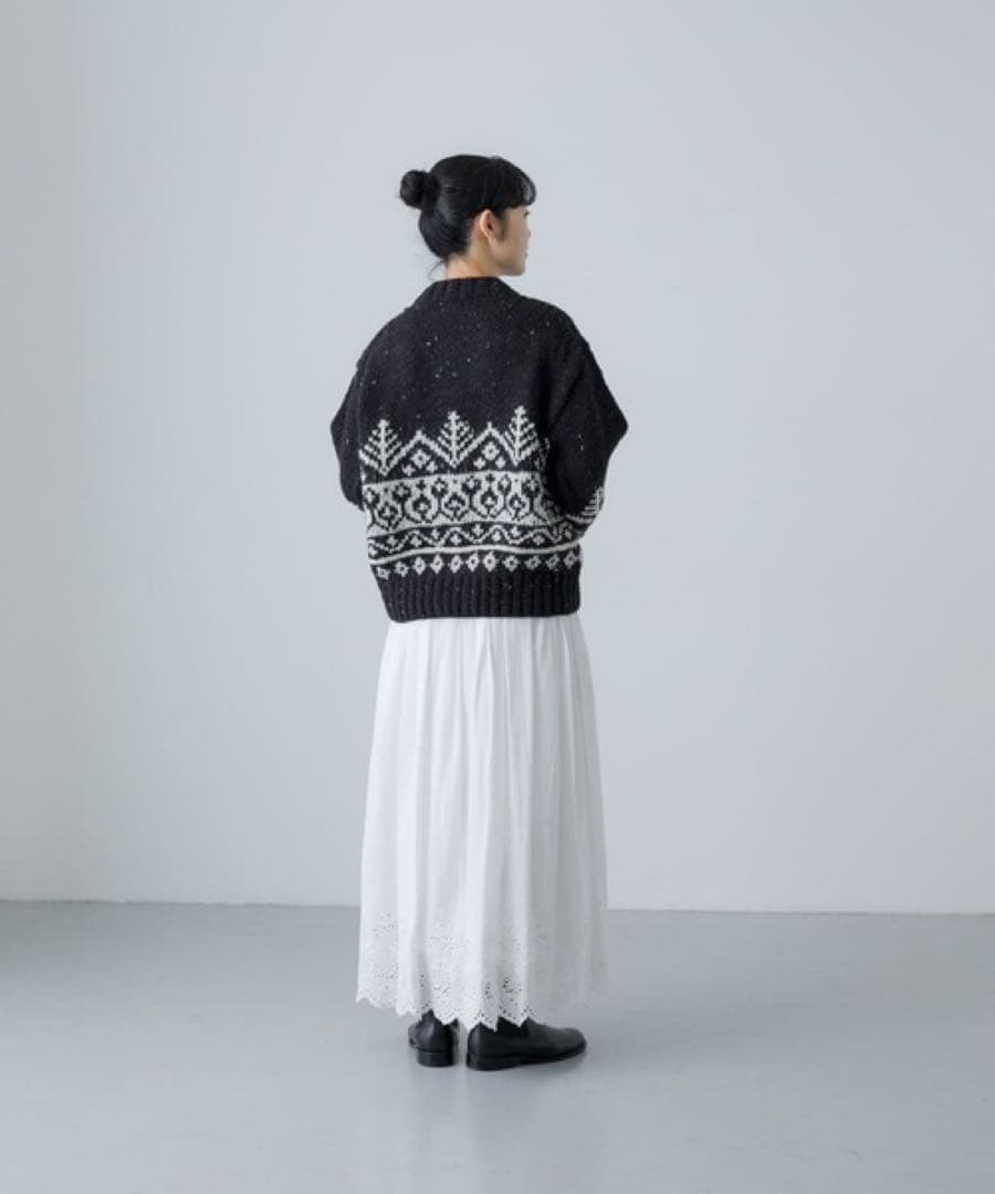 かぐれ　ペルーニットジャガードプルオーバー