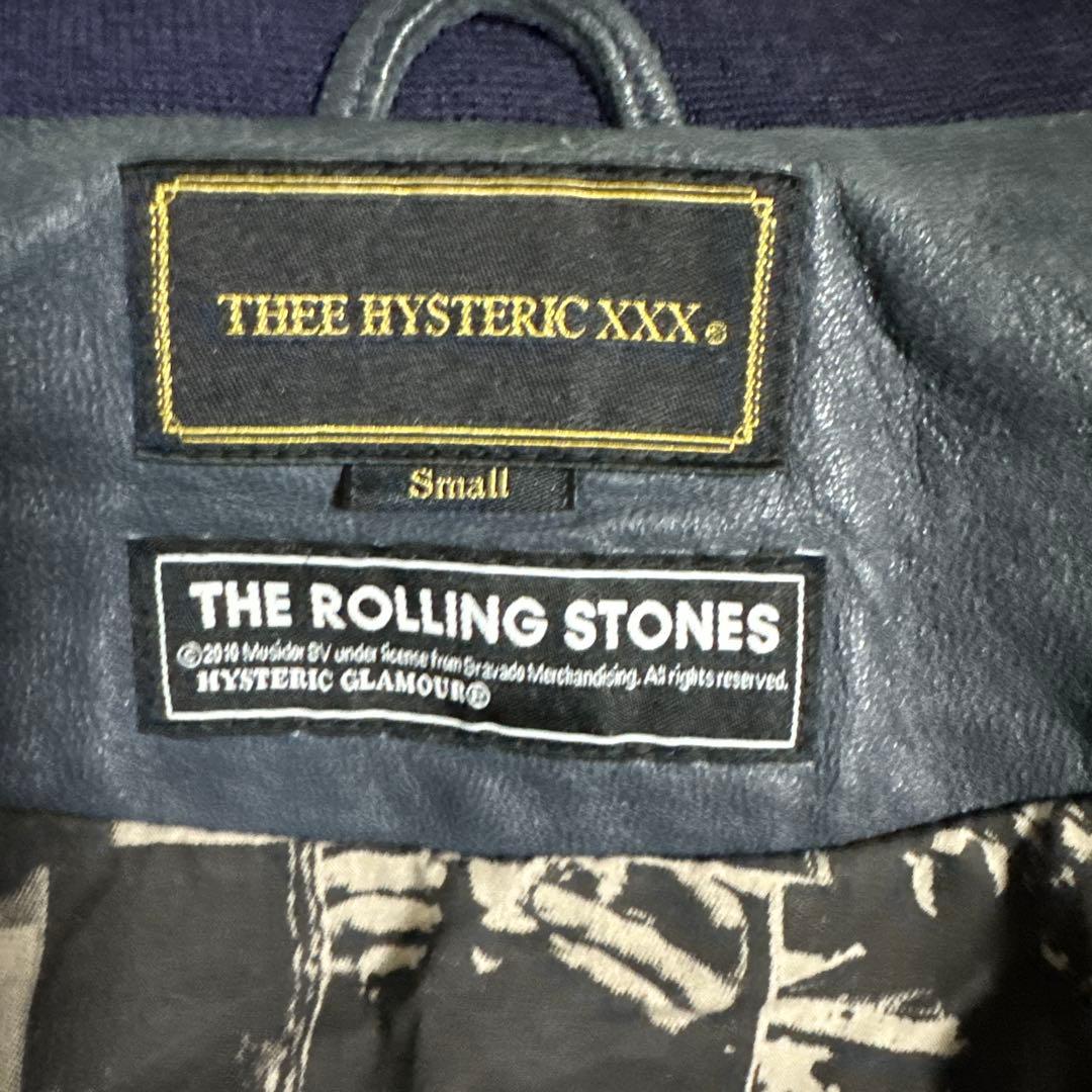 キムタク私物ヒステリックグラマーxxx野口ラムレザーJKTローリングストーンズ