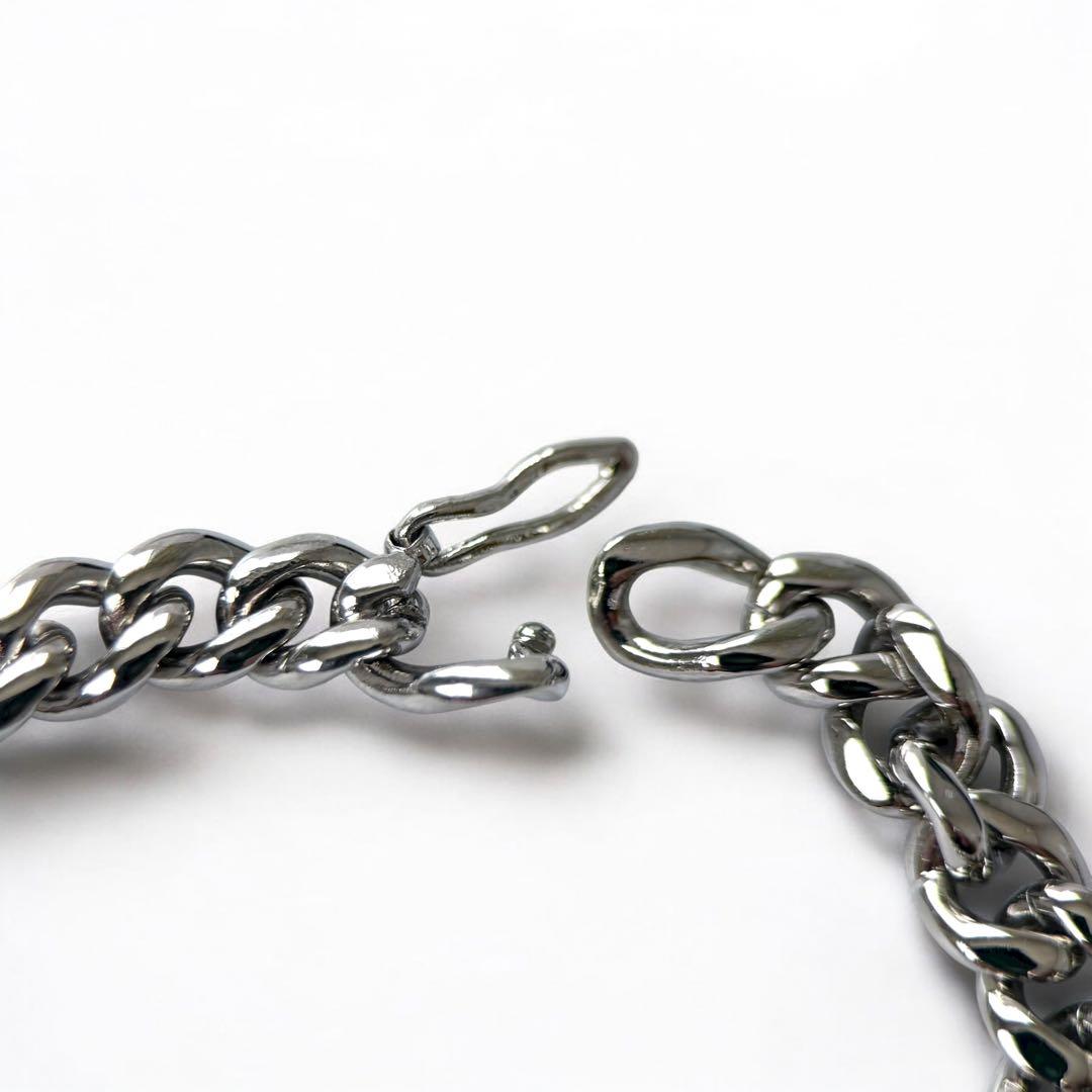 【美品】セリーヌ　グルメット　トリオンフ　シルバー　ネックレス