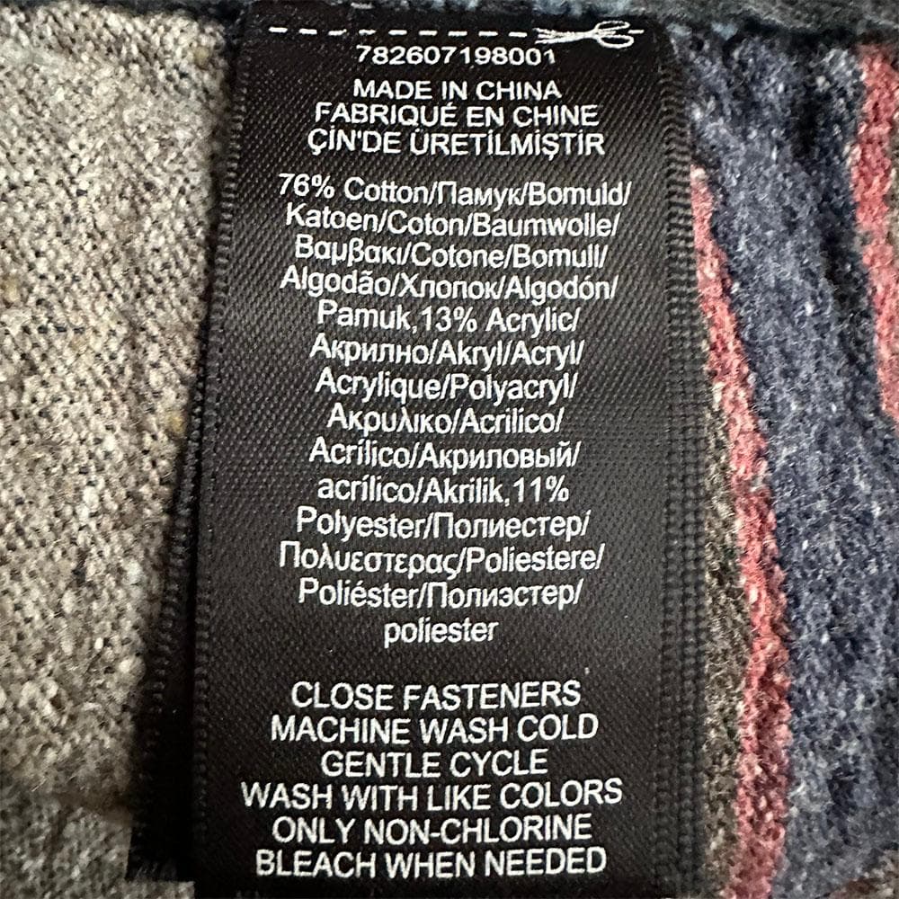 RRL ダブルアールエル インディゴ ベスト L キルティング