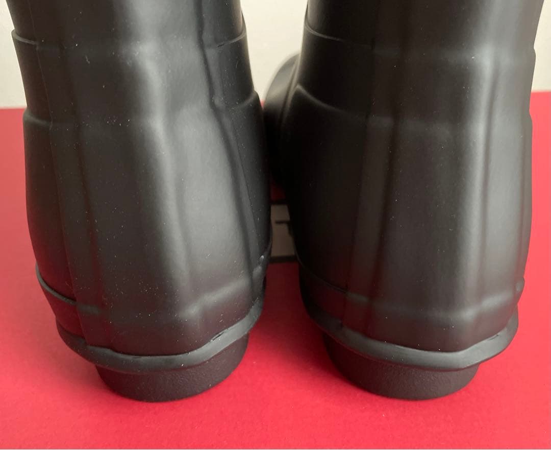 Yui　 【25㎝】HUNTER ロング レインブーツ 雨靴 ブラック 黒