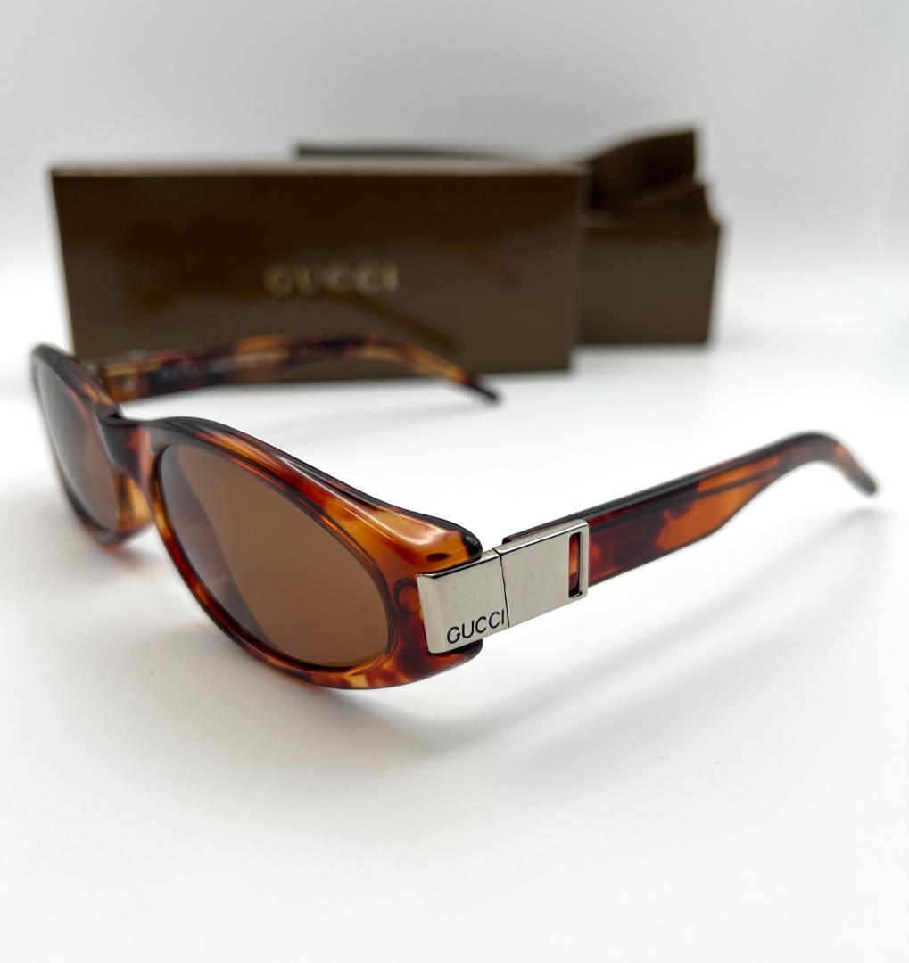美品 GUCCI サングラス べっ甲柄 135 GG2411/S