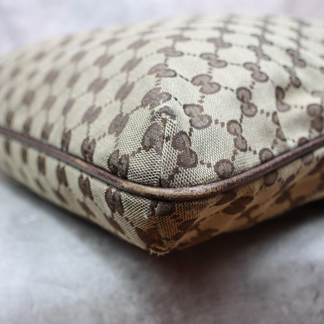 GUCCI GGキャンバス トートバッグ ショルダーバッグ ユニセックス