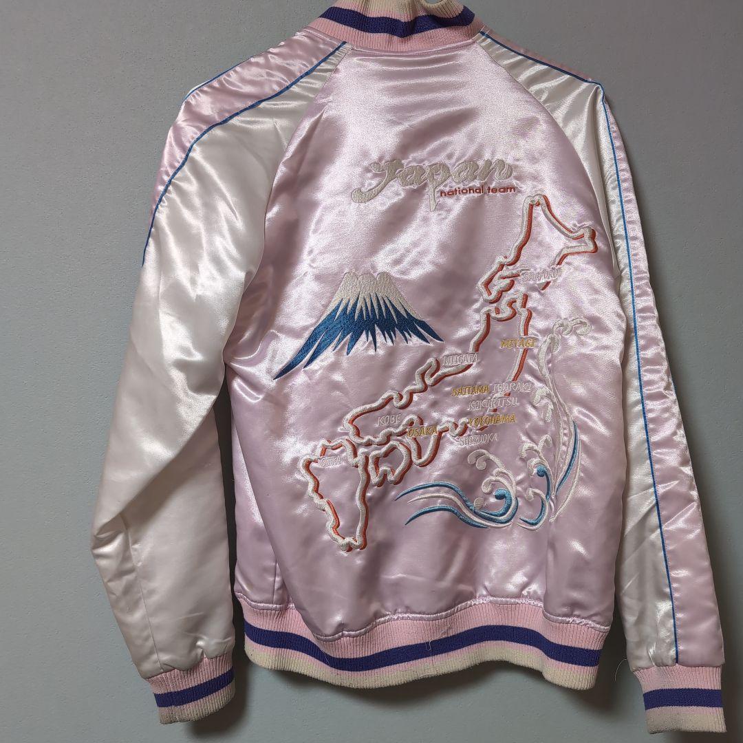 アディダス JFA 日本代表 日本地図 スーベニアジャケット スカジャン M