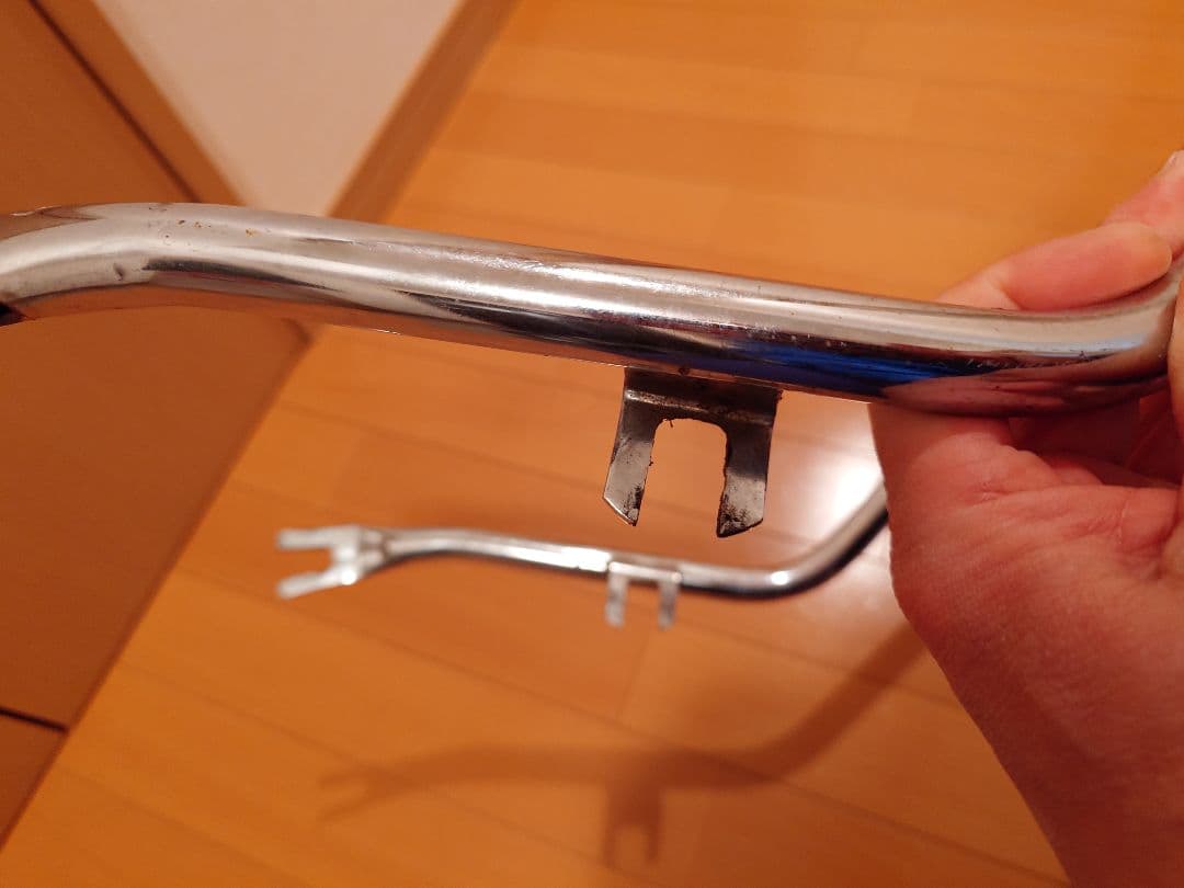 Z750FX スチール製メッキリアキャリア シルバー Z1000MK2