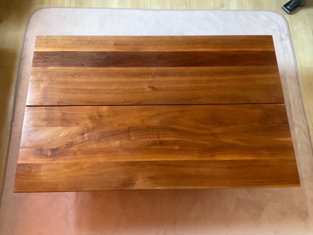 【すず】ウォールナット無垢　座卓　一点物