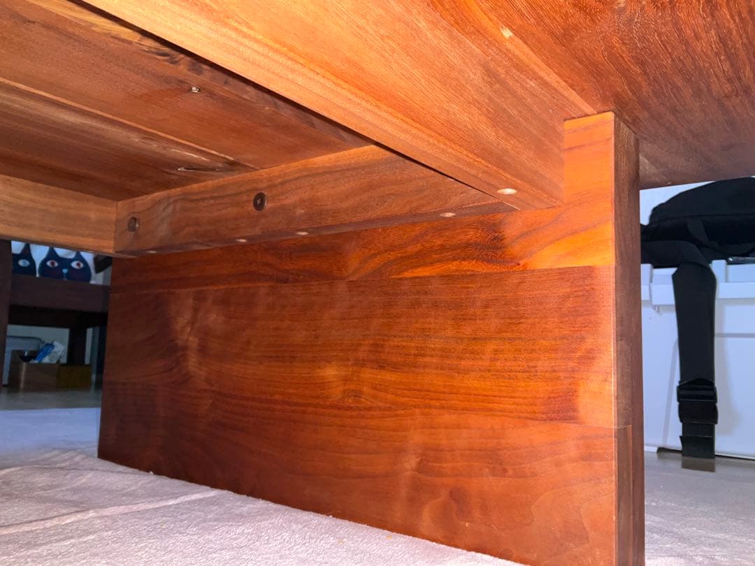 【すず】ウォールナット無垢　座卓　一点物