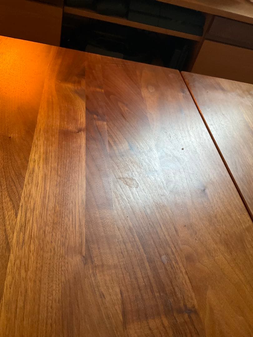 【すず】ウォールナット無垢　座卓　一点物