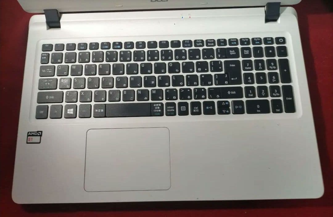 Acer 黒×白 SSD512GB 設定済 ACアダプタ付 大画面