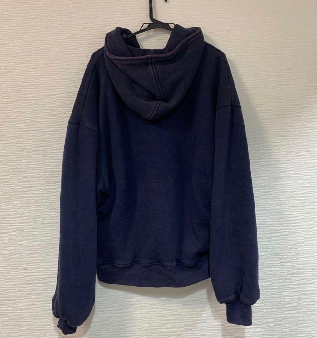 thirteen studios リバーシブル フーディ XXL ネイビー