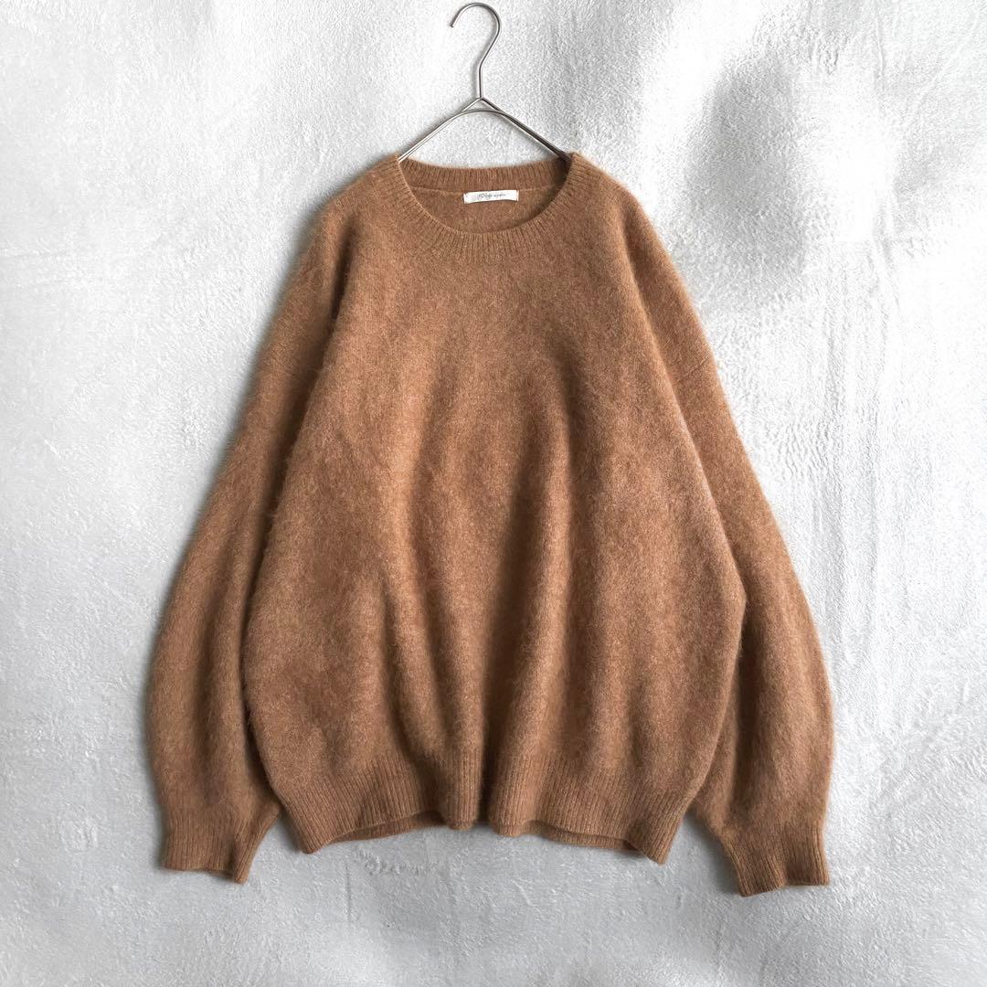 【ほぼ未使用✨】Plage ふんわり　Furボリュームソデプルオーバー　ウール