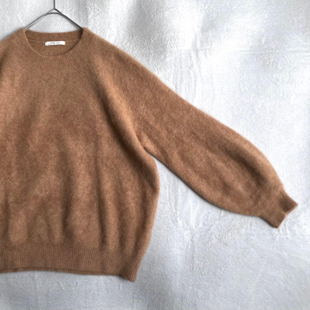 【ほぼ未使用✨】Plage ふんわり　Furボリュームソデプルオーバー　ウール