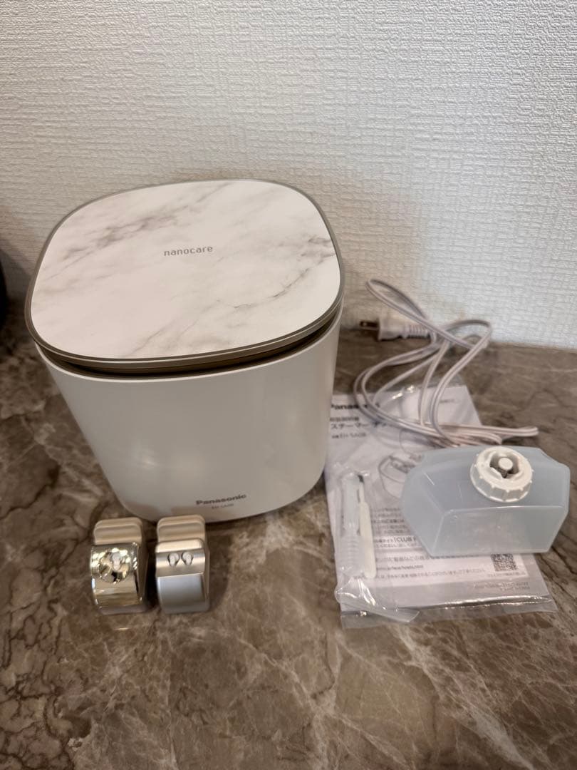 【美品】Panasonic スチーマー ナノケア EH-SA0B 大理石