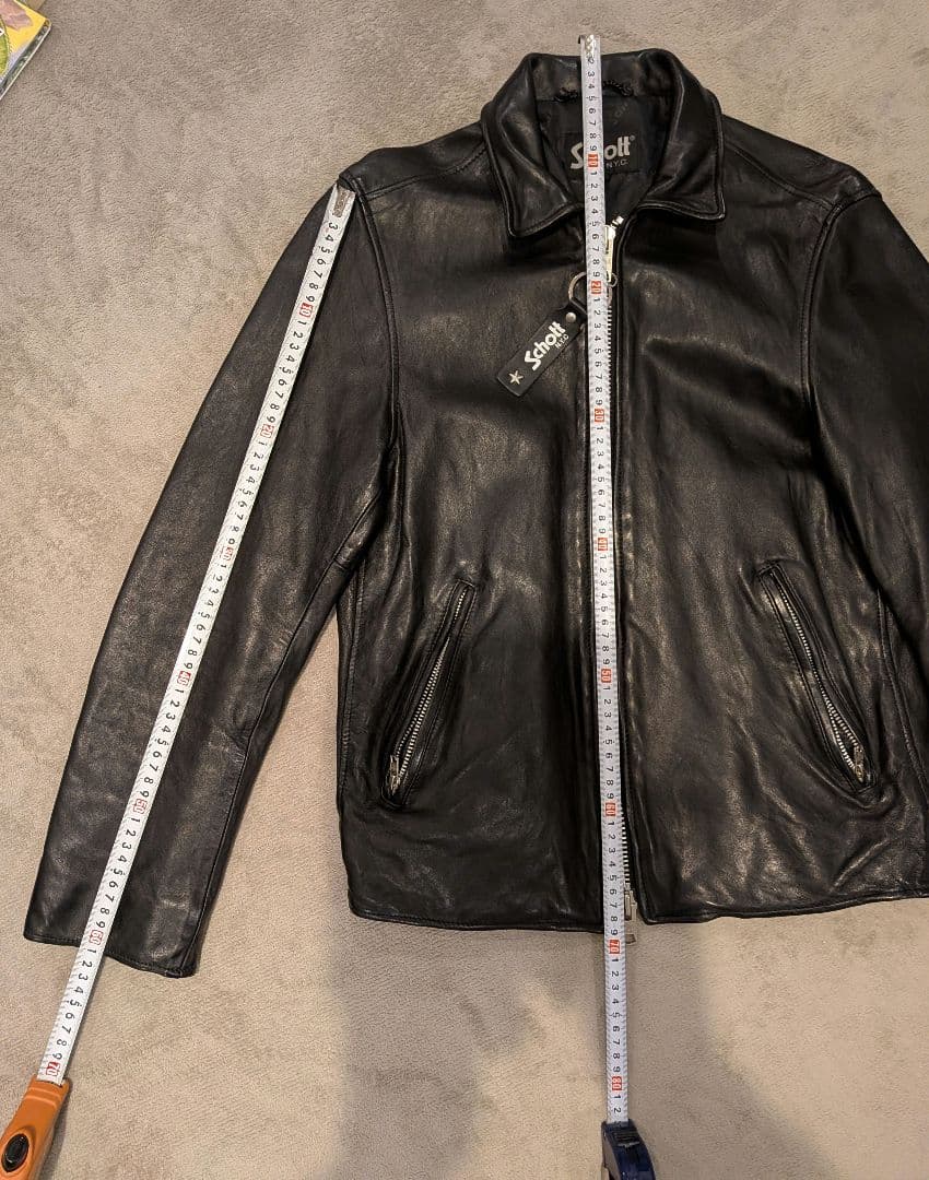 Schott　シングルライダース　レザー　ジャケット