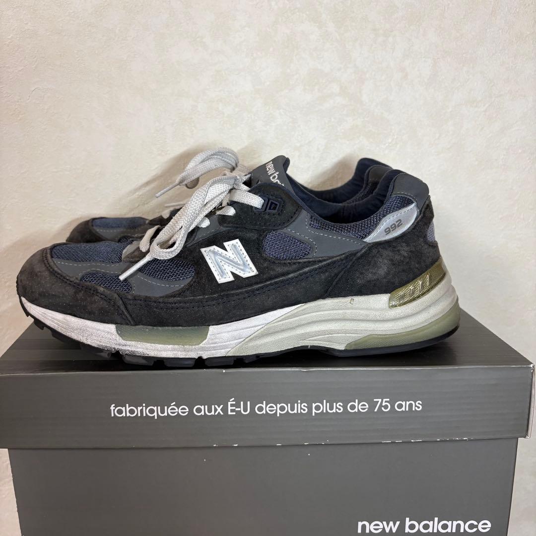 New Balance 992 ネイビー