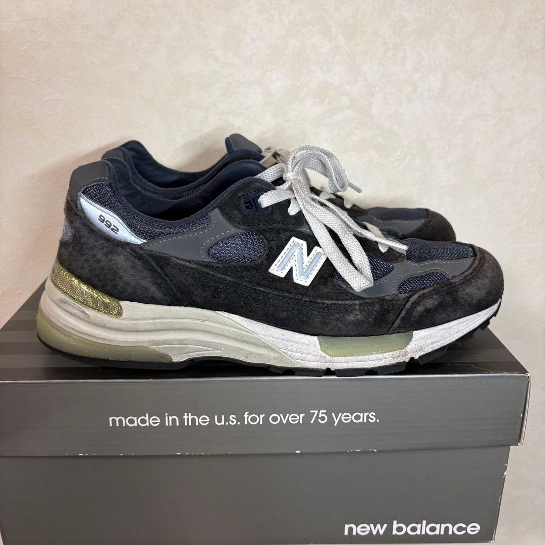 New Balance 992 ネイビー
