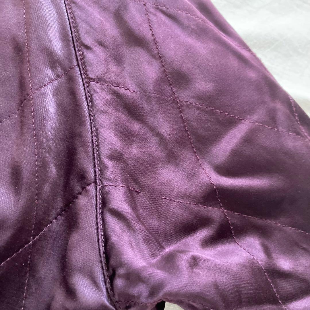 希少　ヒステリックグラマー　スカジャン　ベロア　リバーシブル　レーシング　紫　黒