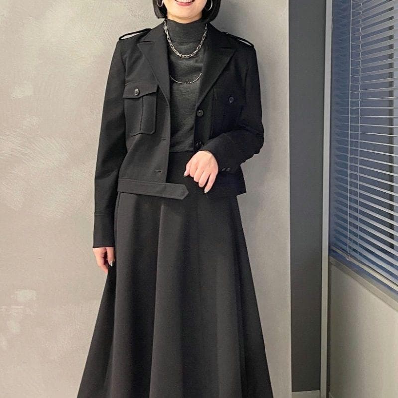 2023AW 新品 セオリー テクスチャートGAB BXY ミリタリージャケット