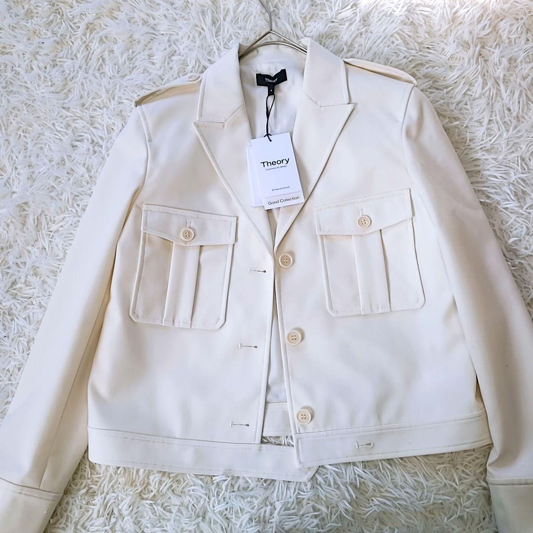 2023AW 新品 セオリー テクスチャートGAB BXY ミリタリージャケット