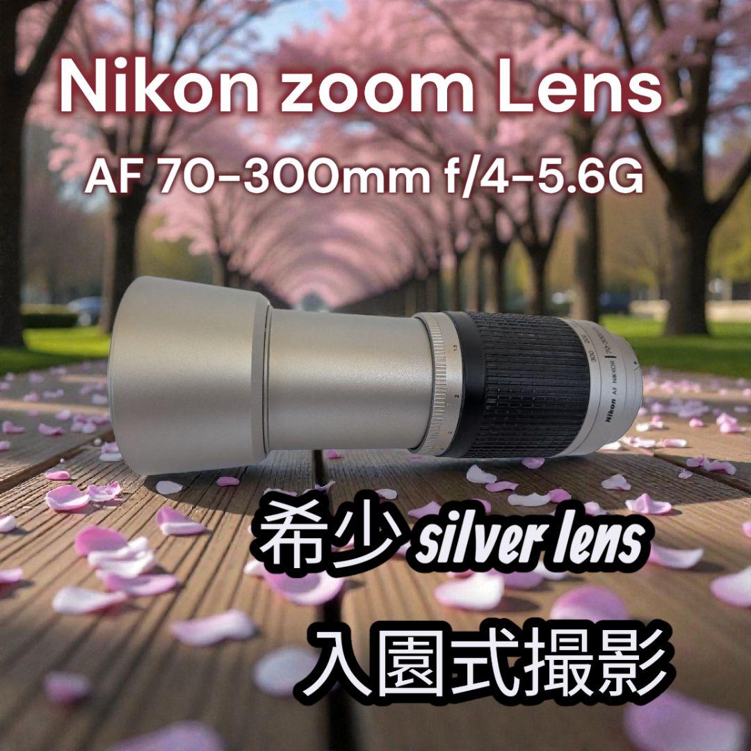 ​【希少シルバー】Nikon AF NIKKOR 70-300mm