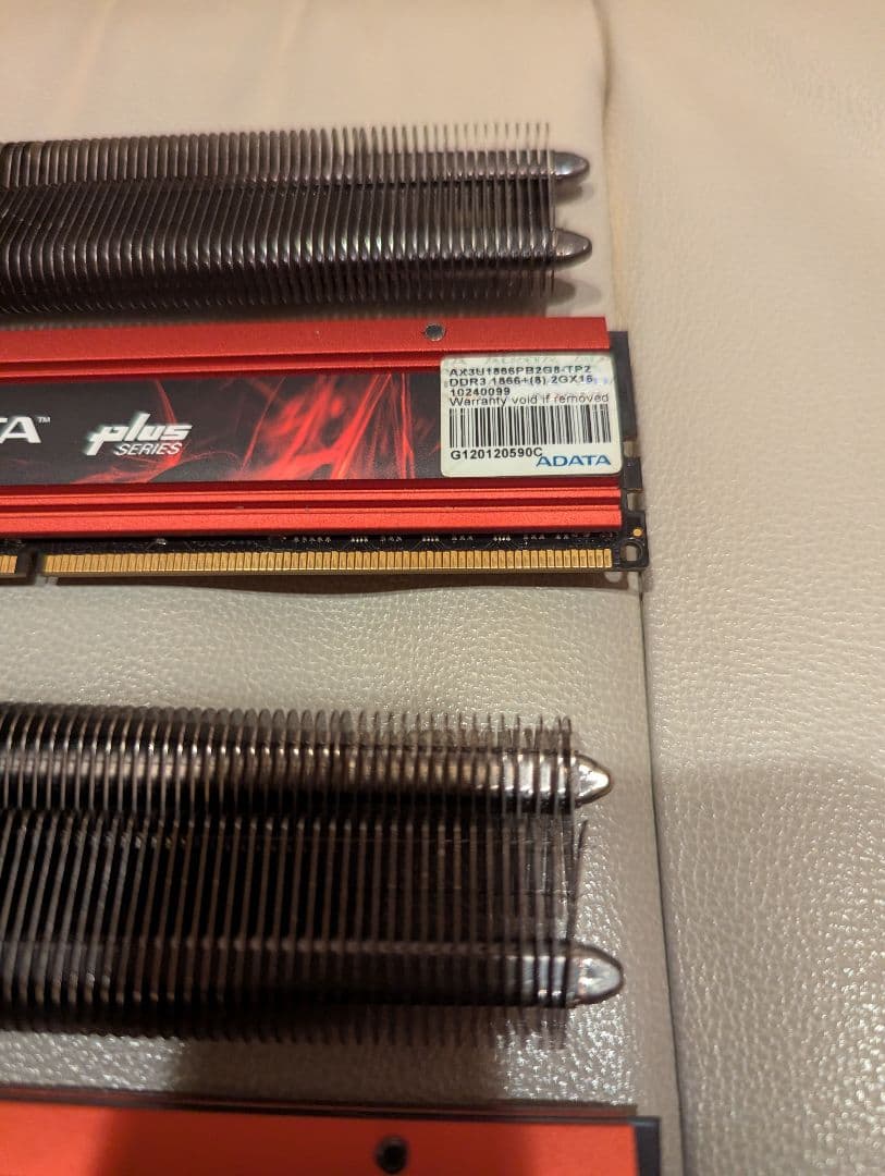 希少品 ADATA DDR3 1866MHz CL8 2GB×3枚 X58向け