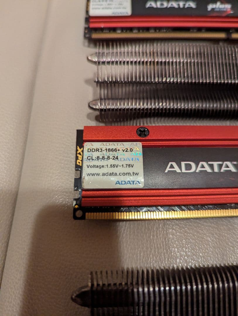 希少品 ADATA DDR3 1866MHz CL8 2GB×3枚 X58向け