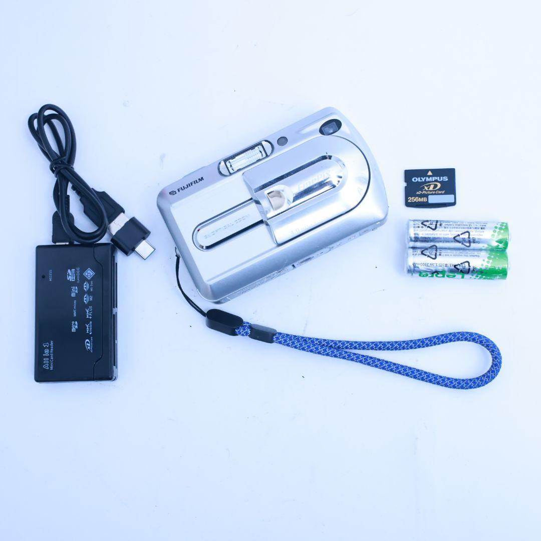 スマホ転送可 FUJIFILM デジタルカメラ A340 電池メモリーカード