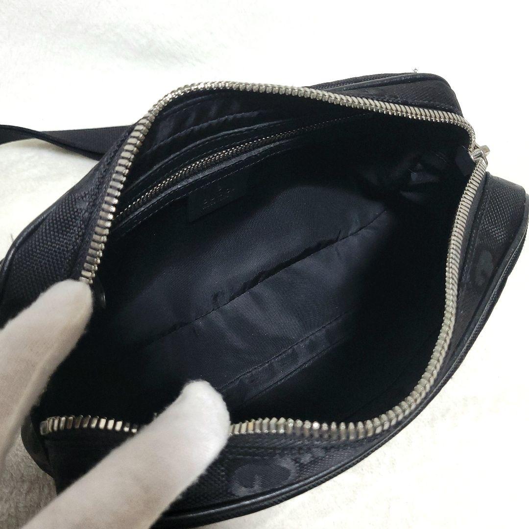 【現行 美品】GUCCI　ボディバッグ オフザグリッド GG柄 631341 黒