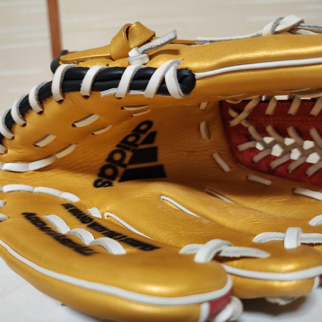 アディダス軟式野球グローブ メタリックkB183レアで美品
