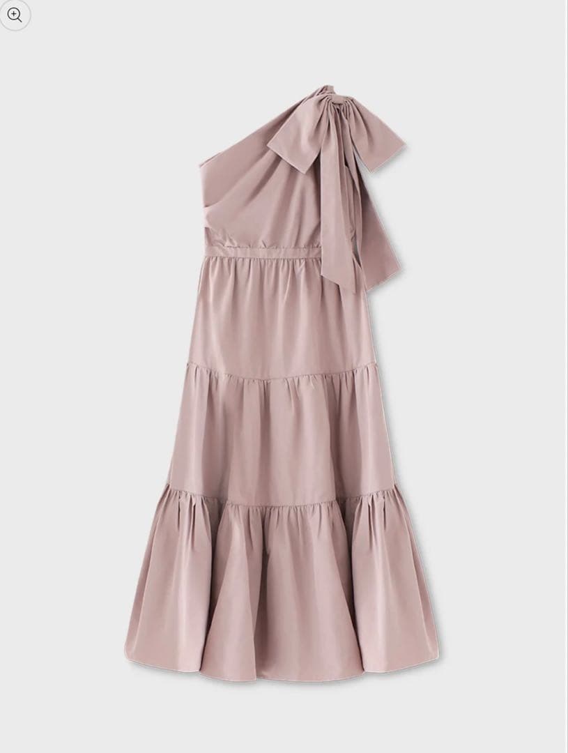 エムミーエメOne shoulder ribbon flare onepiece