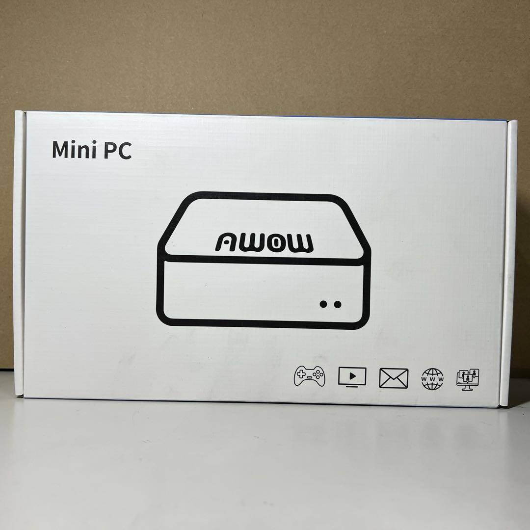 AWOWミニpc win11 Pro N100 16GB DDR4 512GB