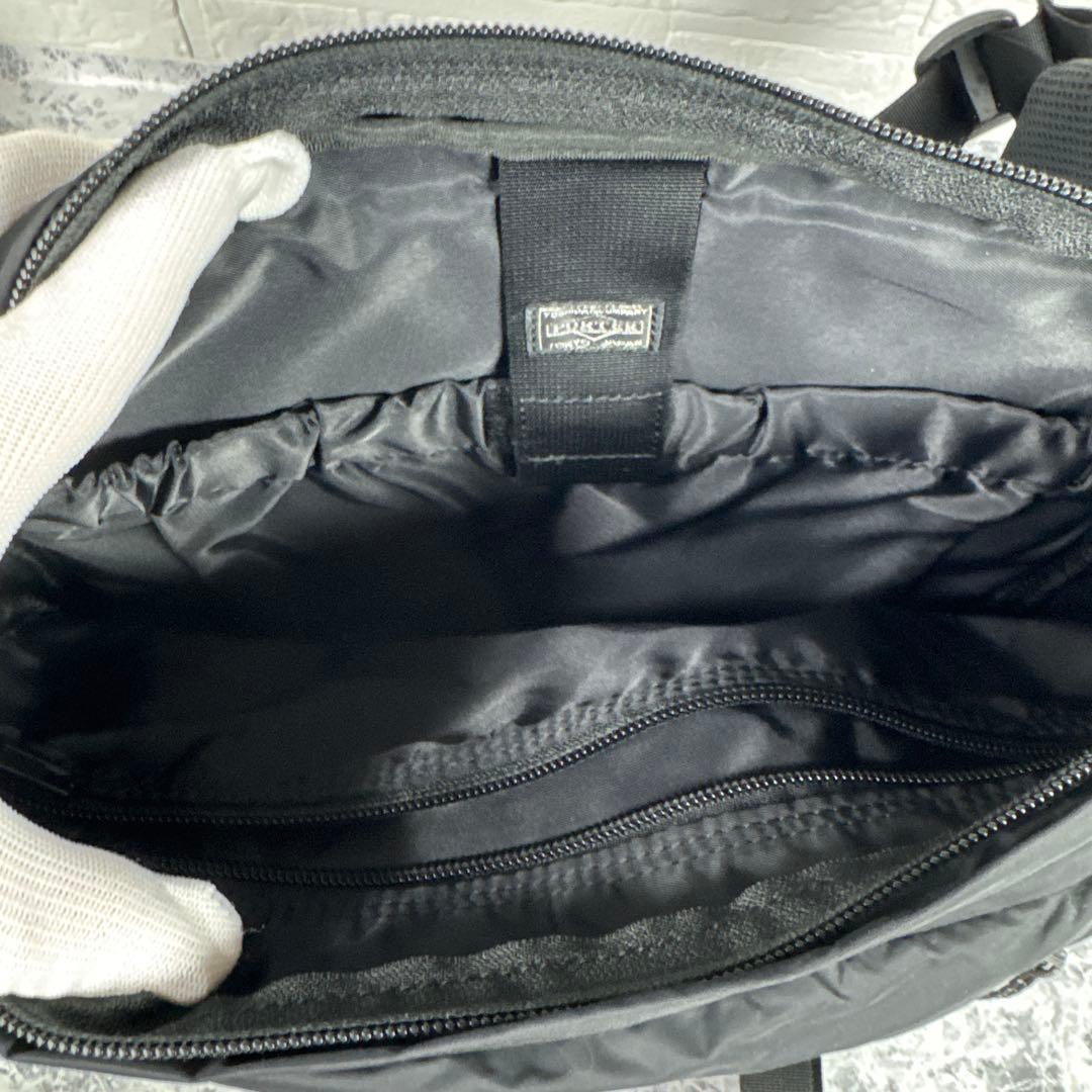 PORTER ナイロン エクストリーム メンズ ブラック ボディバッグ