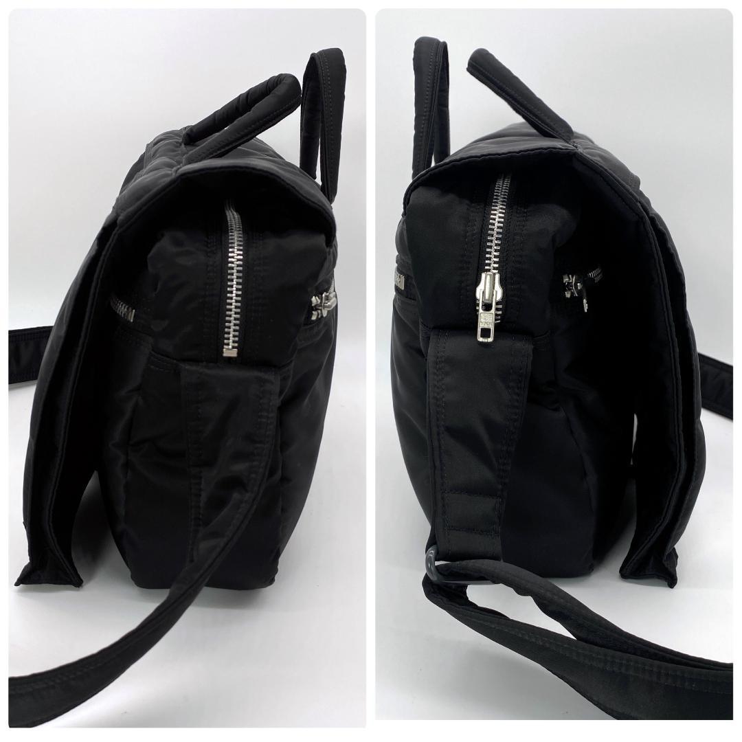 【極美品】 ポーター タンカー ２WAY ヘルメットバッグ フラップ ショルダー