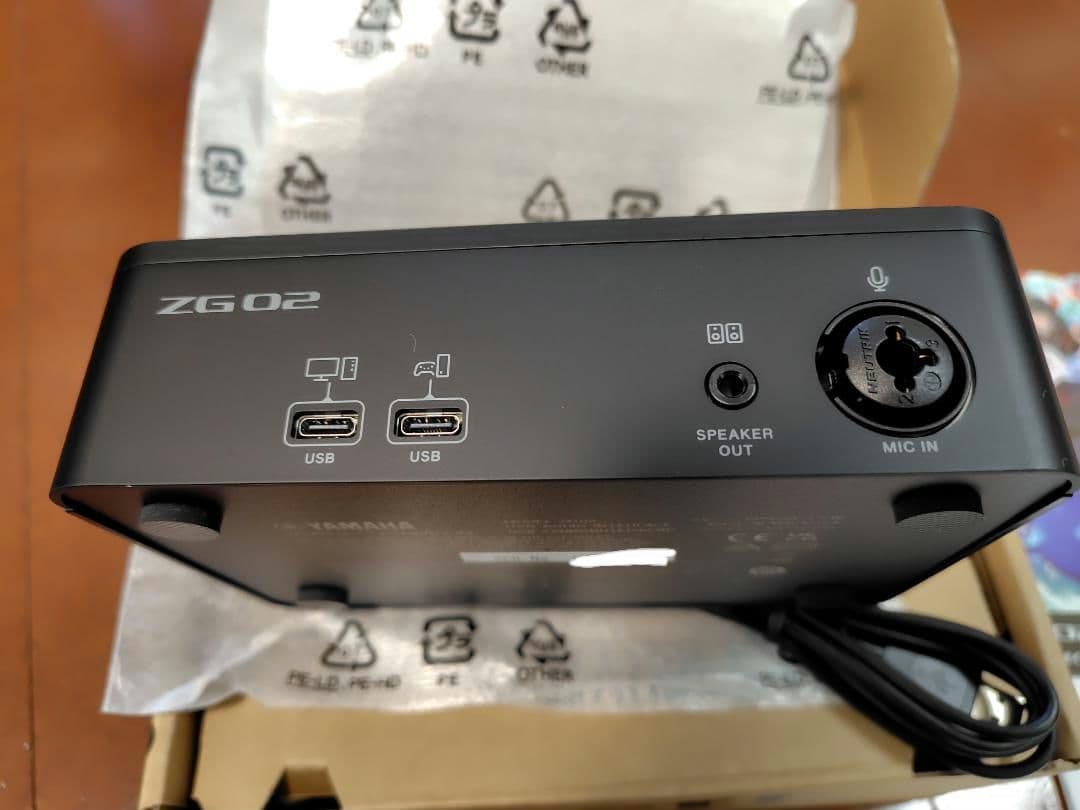 Yamaha ZG02 USBオーディオインターフェース