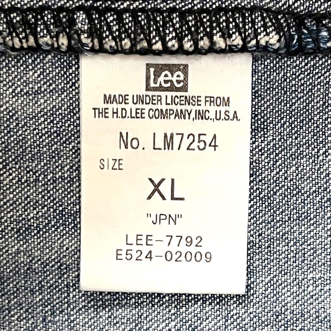 新品未使用 Lee リー デニム サロペット オーバーオール ユーズド加工 XL