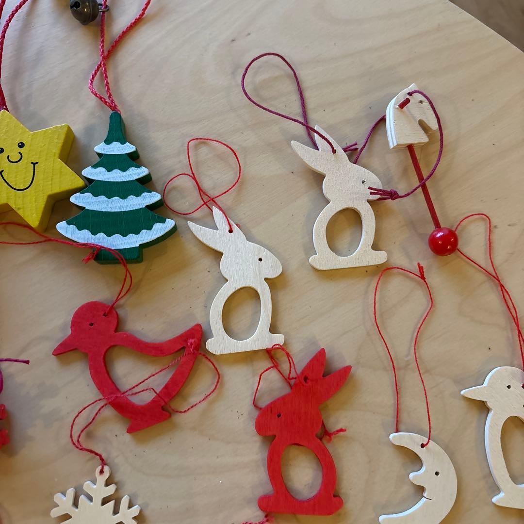 木のクリスマスオーナメント ドイツ製 レロ社