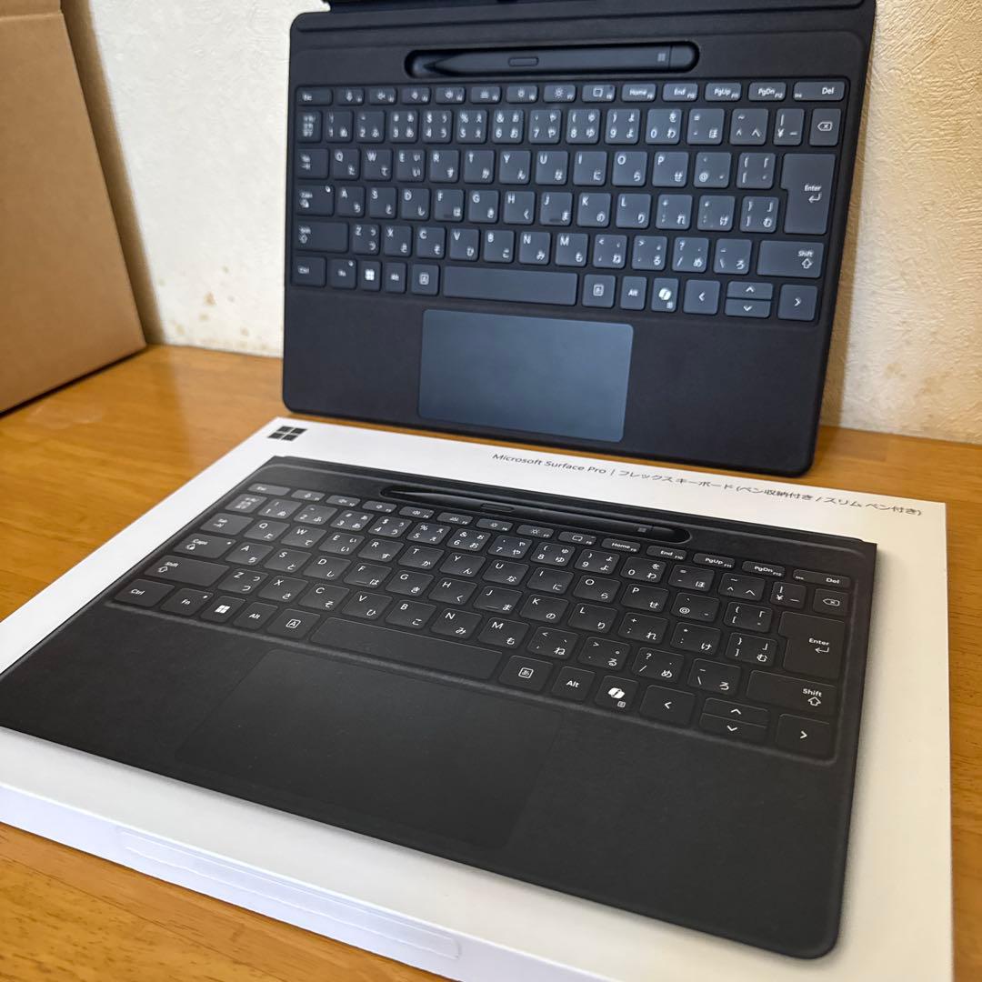 ペン付きSurface Pro Flex キーボード日本語配列 ブラック
