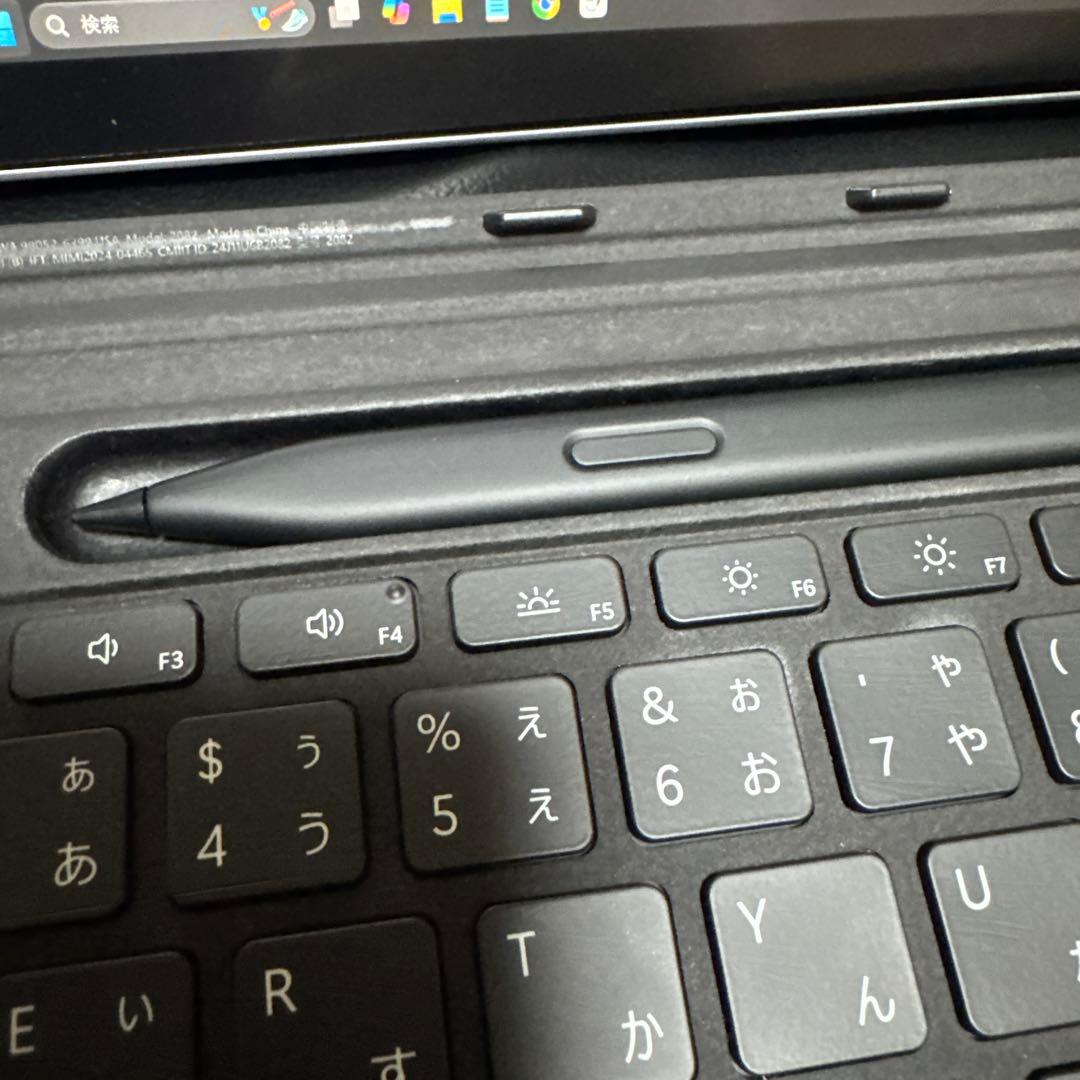 ペン付きSurface Pro Flex キーボード日本語配列 ブラック