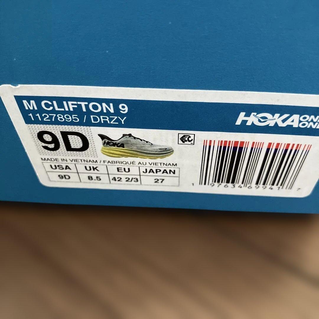【27.0cm新品未使用】ホカオネオネ クリフトン9